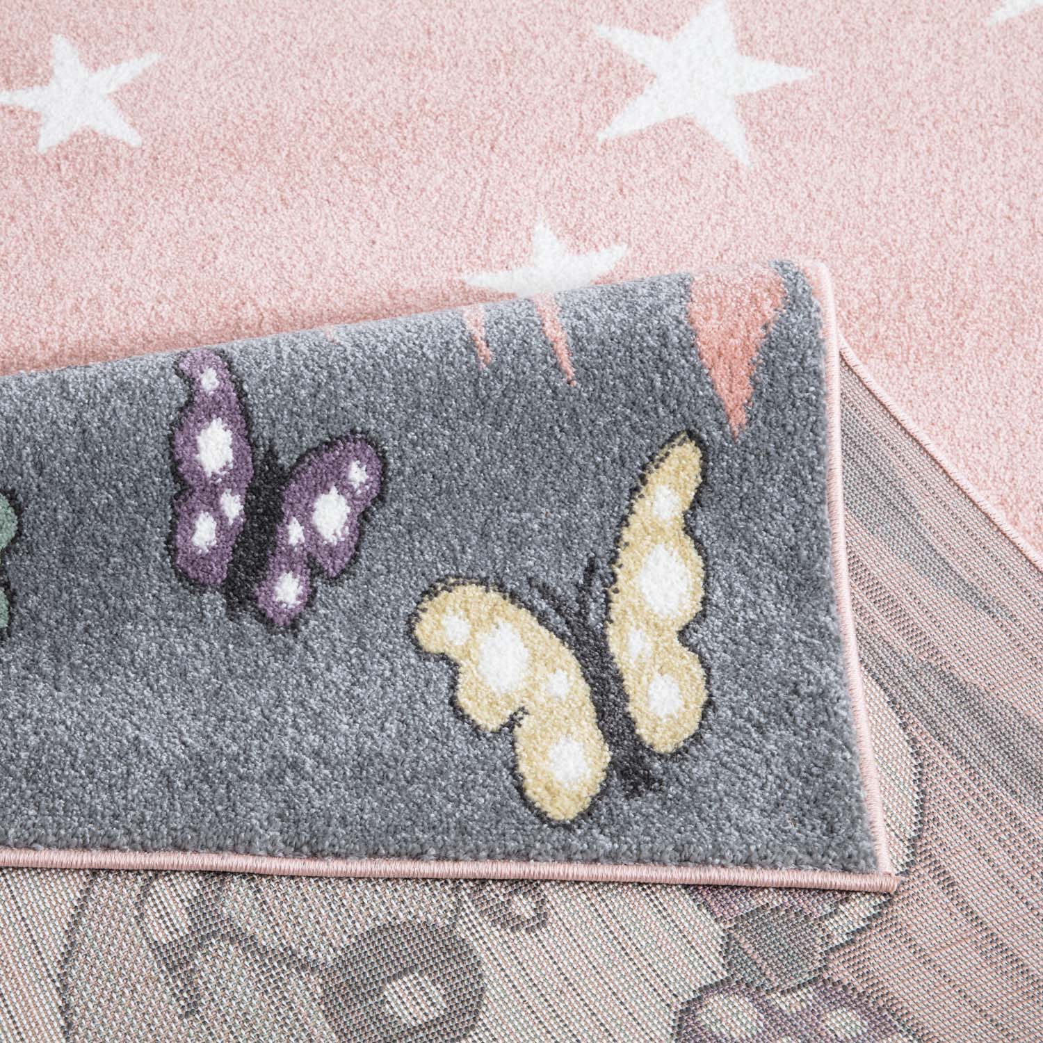 Tapis pour chambre d'enfant Ourson Rose et Blanc – STUDIO DECO