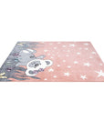 Tapis pour chambre d'enfant Ourson Rose et Blanc – STUDIO DECO