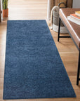Tapis à Poils Longs SOFTY Bleu – STUDIO DECO