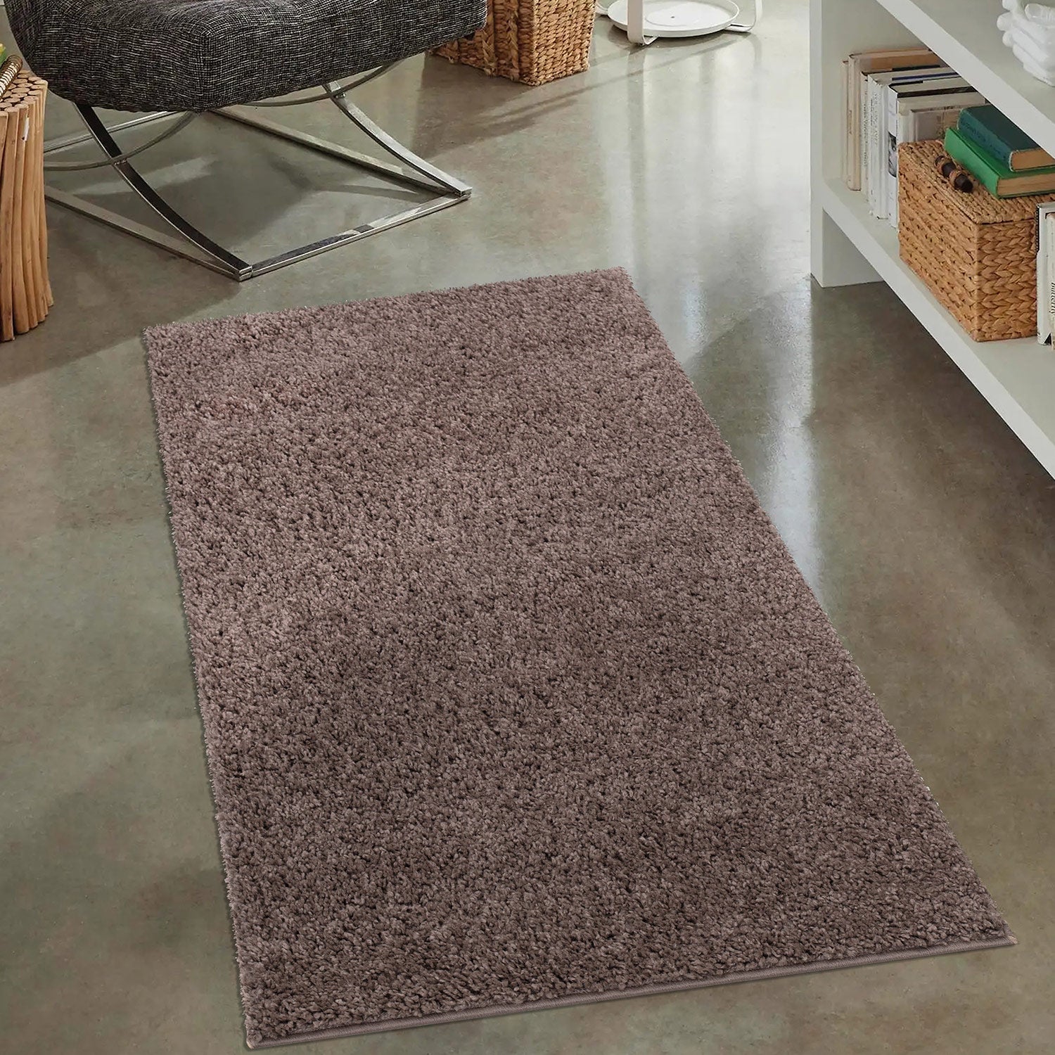 Tapis à Poils Longs SOFTY Mocca – STUDIO DECO