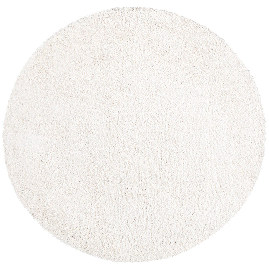 Tapis à Poils Longs Rond SOFTY Crème – STUDIO DECO