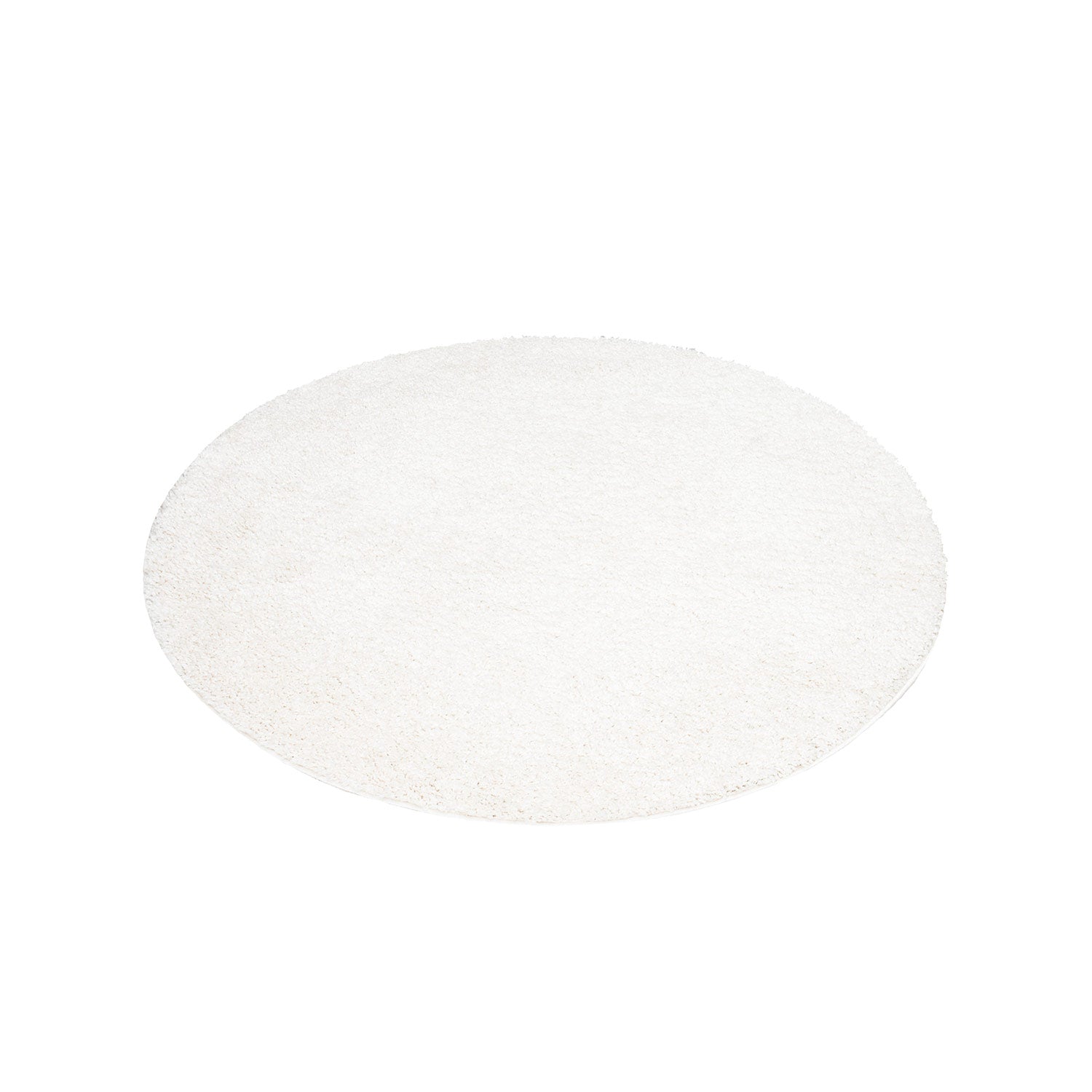 Tapis à Poils Longs Rond SOFTY Crème – STUDIO DECO