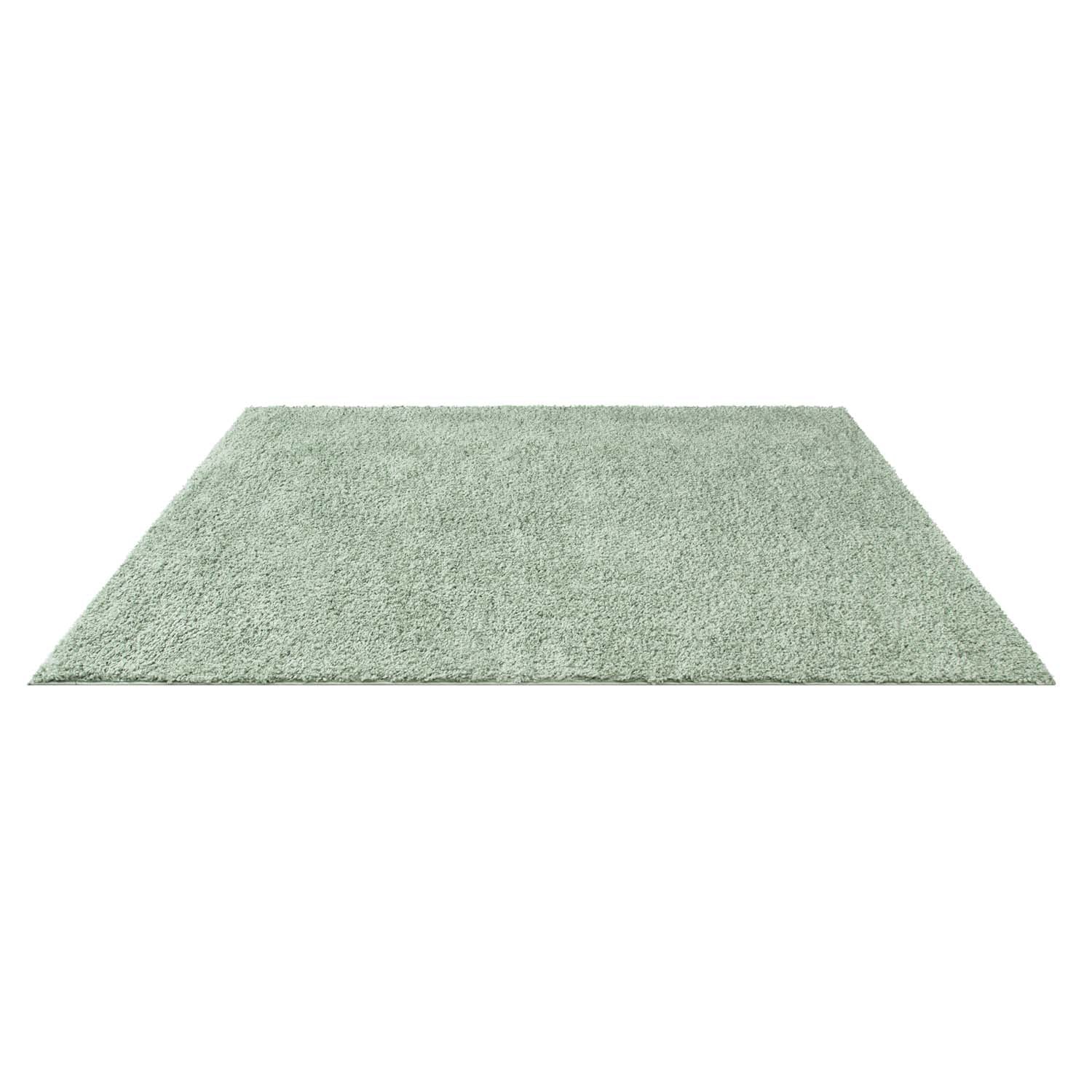 Tapis à Poils Longs SOFTY Vert Amande – STUDIO DECO