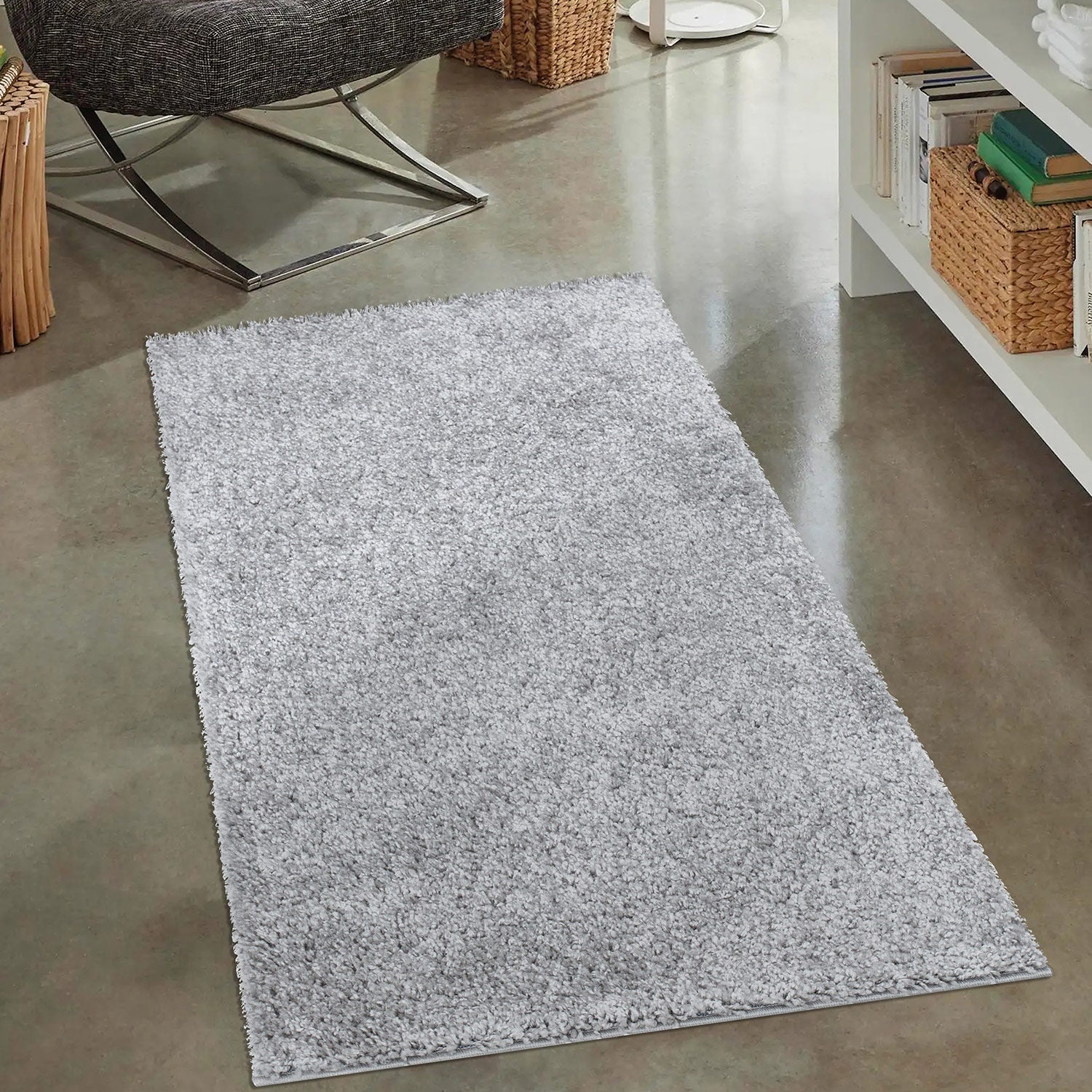 Tapis à Poils Longs SOFTY Gris souris – STUDIO DECO