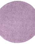Tapis à Poils Longs Rond SOFTY Violet de Parme – STUDIO DECO