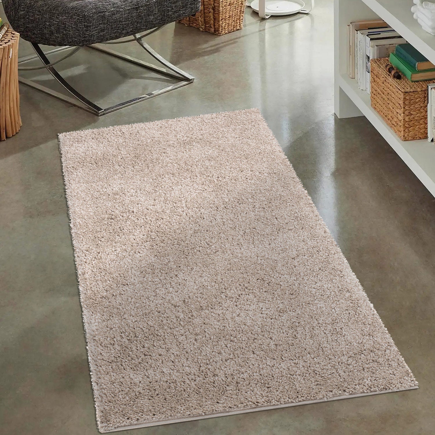 Tapis à Poils Longs SOFTY Sable – STUDIO DECO