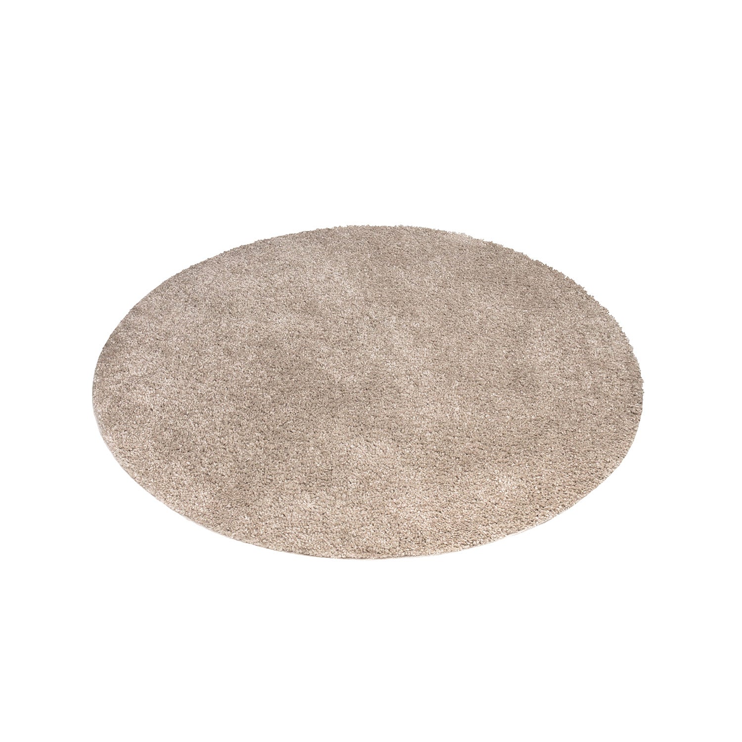 Tapis à Poils Longs Rond SOFTY Sable – STUDIO DECO