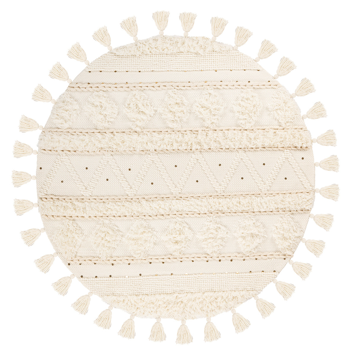 Tapis Fait Main à Franges en Laine – STUDIO DECO