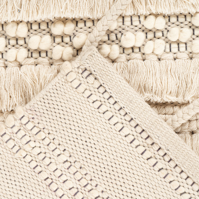 Tapis Fait Main à Franges en Laine – STUDIO DECO