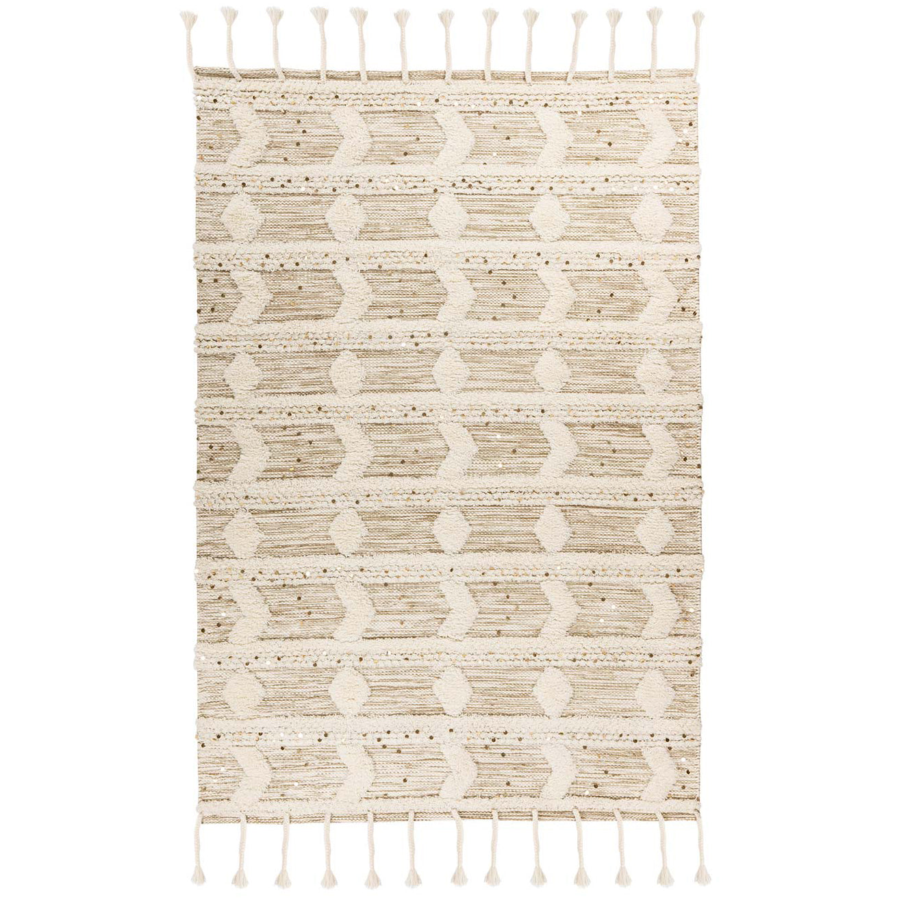 Tapis Fait Main à Franges en Laine – STUDIO DECO