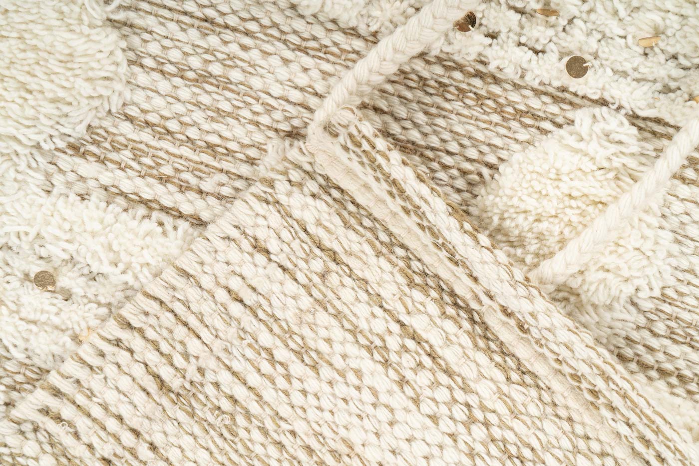 Tapis Fait Main à Franges en Laine – STUDIO DECO