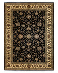 Tapis d'Orient BAHRAM Noir – STUDIO DECO
