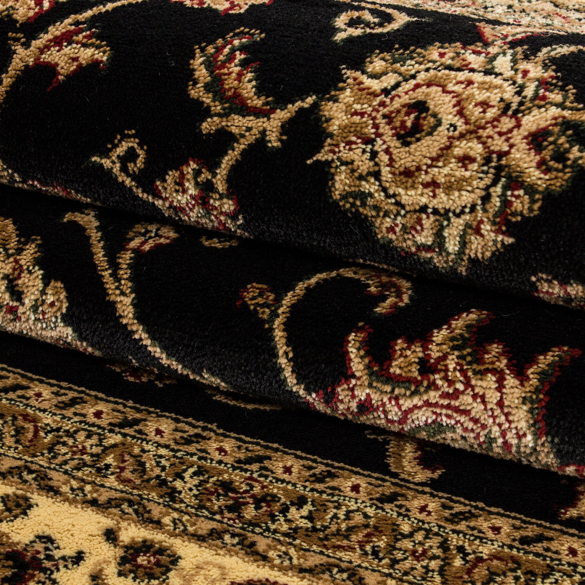 Tapis d'Orient BAHRAM Noir – STUDIO DECO