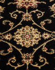 Tapis d'Orient BAHRAM Noir – STUDIO DECO
