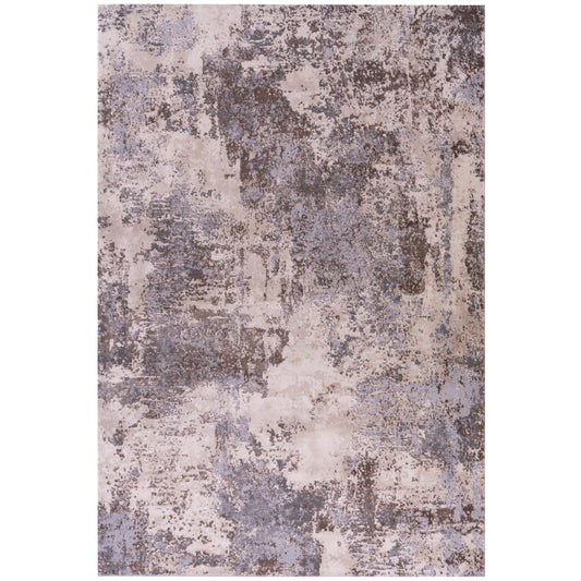 Tapis Abstrait "Roche" Beige