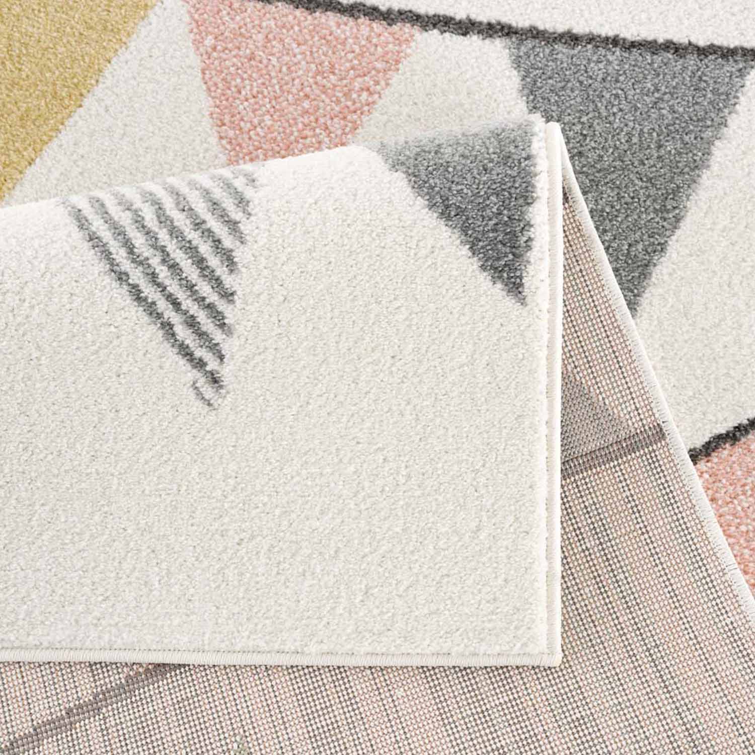 Tapis pour chambre d'enfant Crème Motif Guirlandes Multicolores – STUDIO DECO