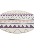 Tapis Rond pour chambre d'enfant Crème Motif Géométrique Rose – STUDIO DECO