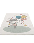 Tapis pour chambre d'enfant Crème Motif Fille – STUDIO DECO