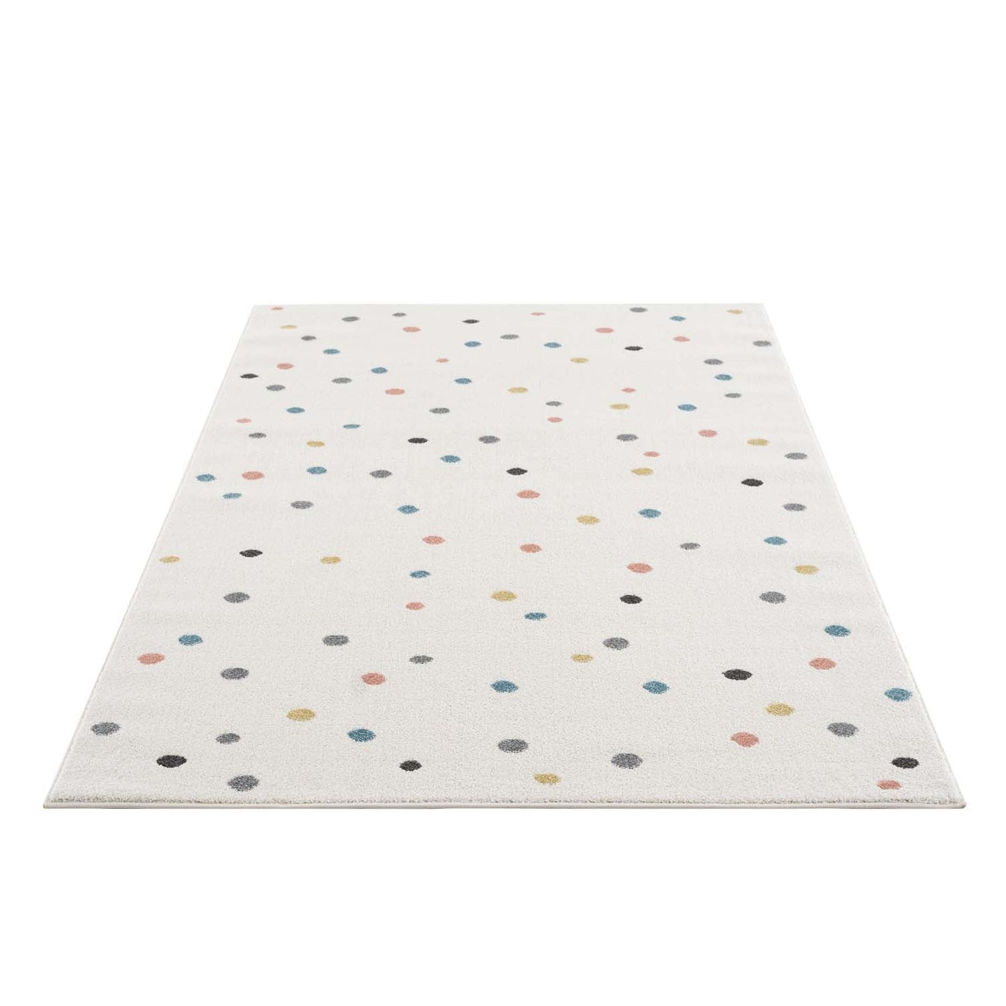 Tapis pour chambre d'enfant Crème motifs Terrazzo