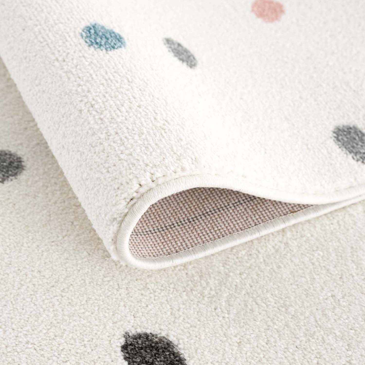 Tapis pour chambre d'enfant Crème motifs Terrazzo – STUDIO DECO