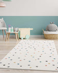Tapis pour chambre d'enfant Crème motifs Terrazzo – STUDIO DECO