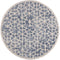 Tapis rond Scandi tressées - Bleu – STUDIO DECO