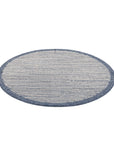 Tapis rond Lignes tressées - Bleu – STUDIO DECO