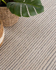 Tapis Lignes à franges tressées - Beige – STUDIO DECO