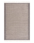 Tapis Lignes à franges tressées - Beige – STUDIO DECO