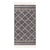 Tapis de couloir Geo à franges tressées - Gris – STUDIO DECO
