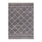 Tapis Geo à franges tressées - Gris – STUDIO DECO