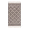 Tapis de couloir Geo à franges tressées - Beige – STUDIO DECO