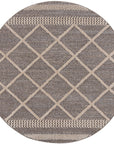 Tapis rond Geo tressées - Beige – STUDIO DECO