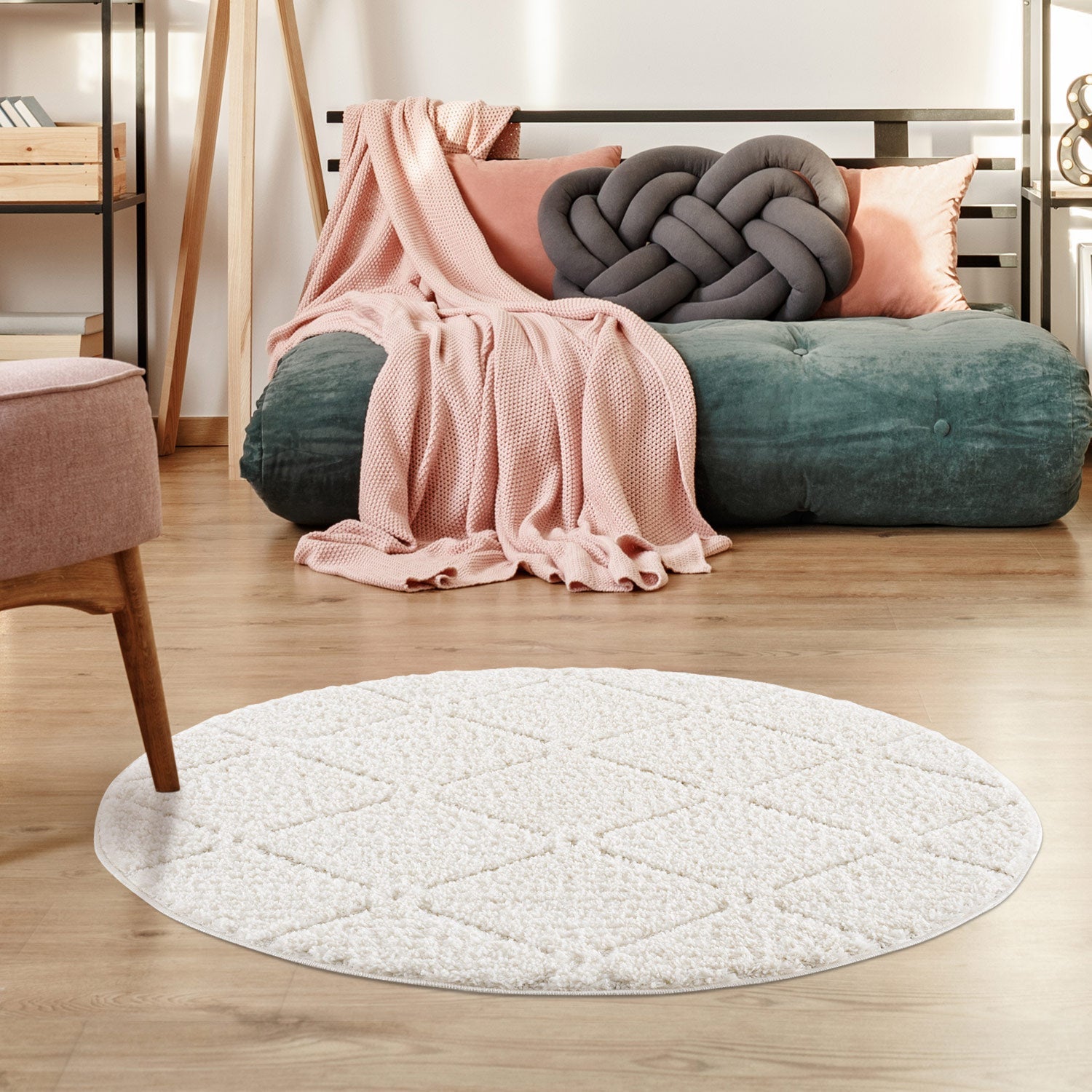 Tapis rond à relief AMORE 1 – STUDIO DECO