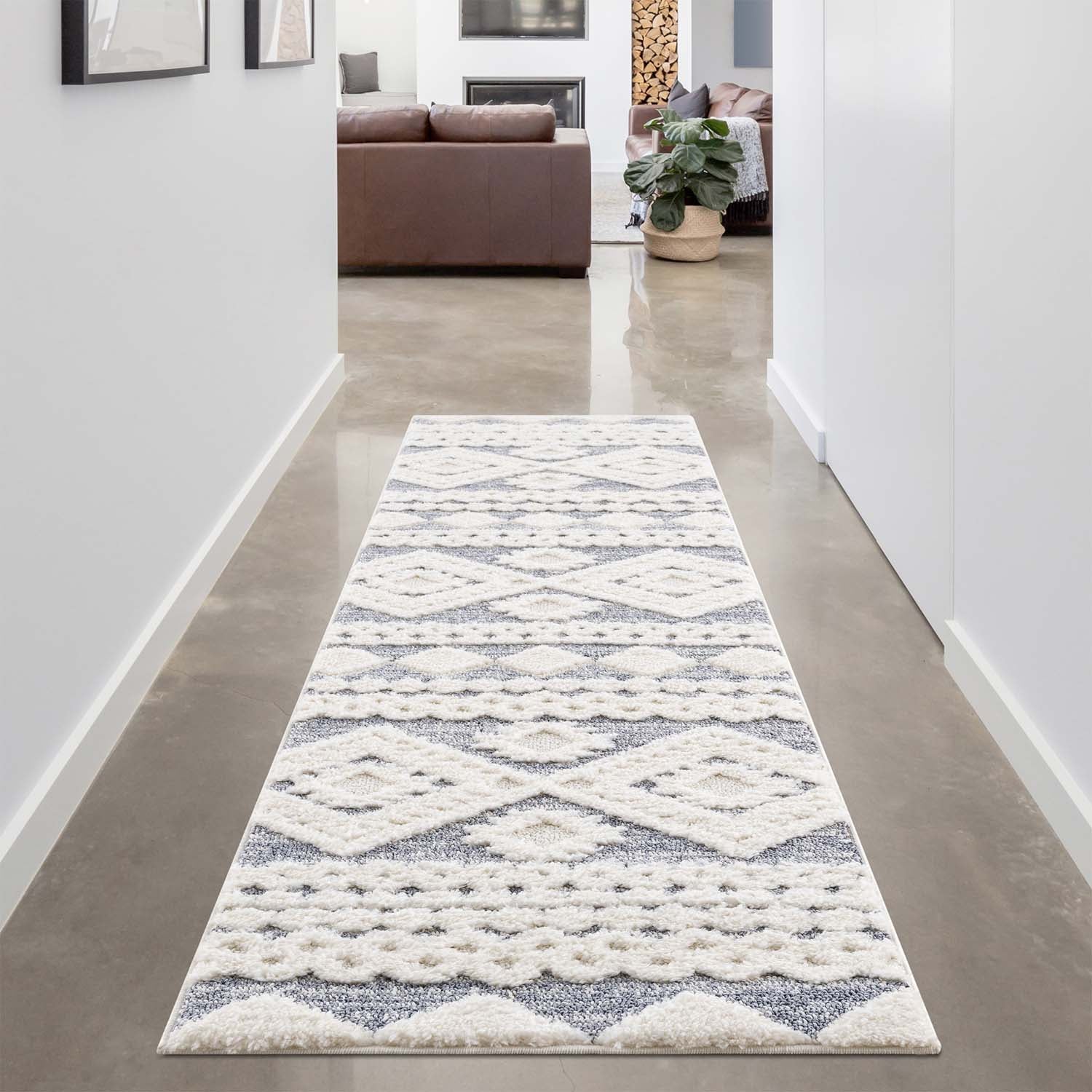 Tapis de couloir à relief HAVA 2 – STUDIO DECO