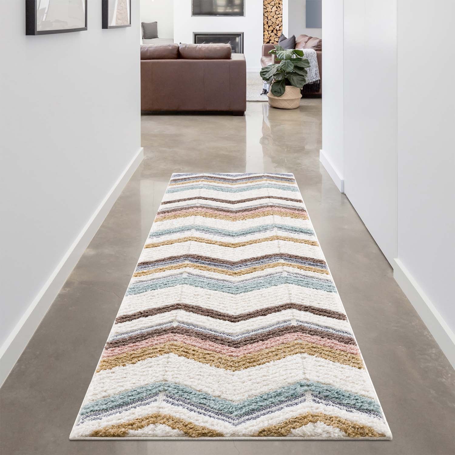 Tapis de couloir à relief HIPPIE 2 – STUDIO DECO