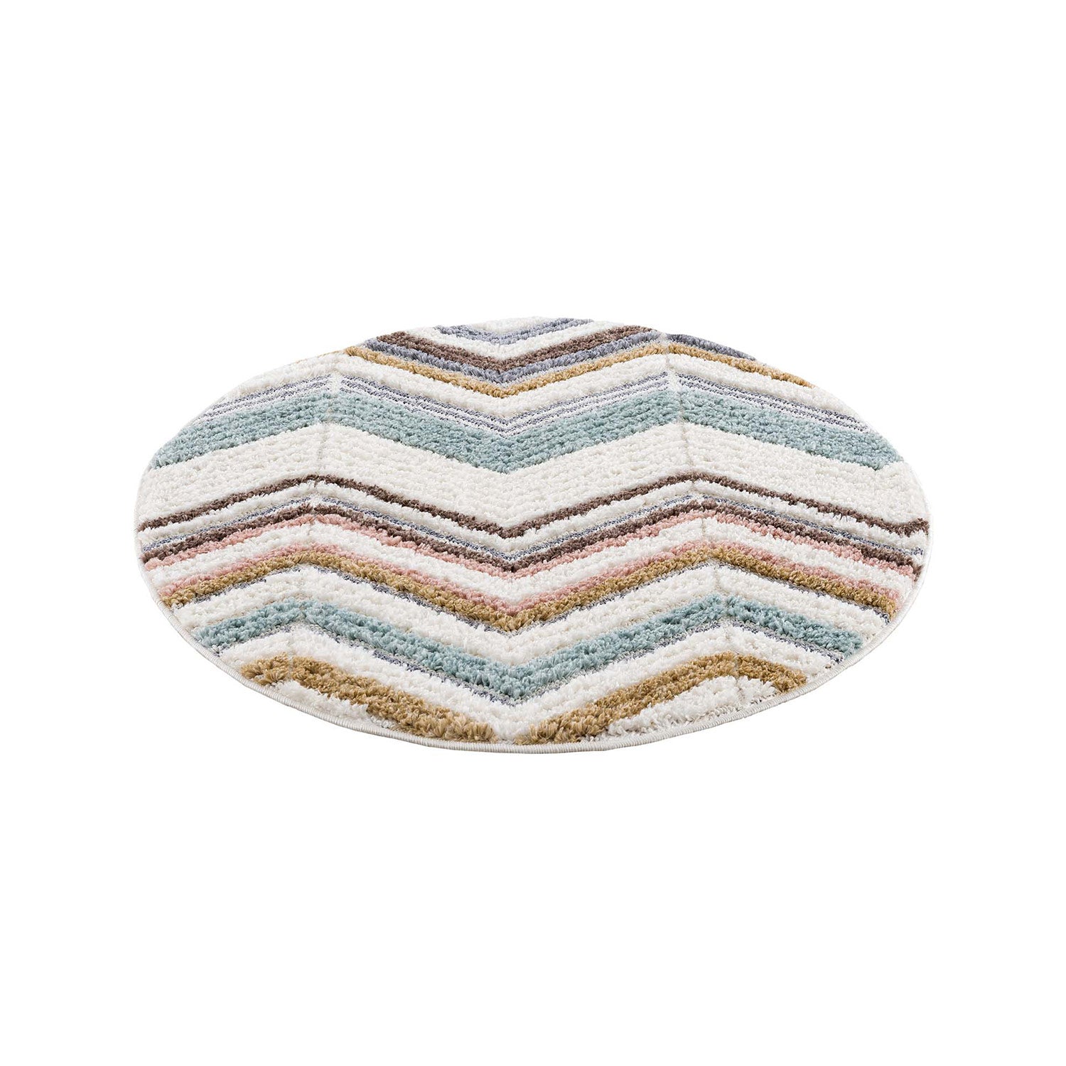 Tapis rond à relief HIPPIE 2 – STUDIO DECO