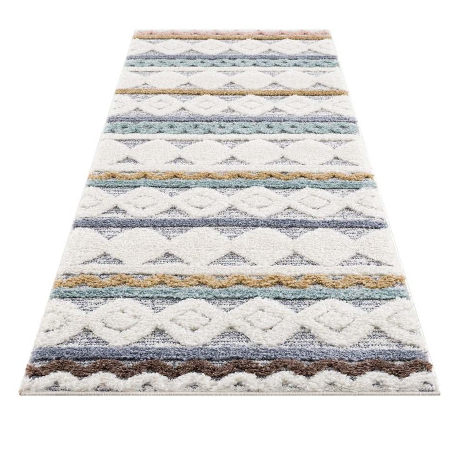 Tapis de couloir à relief HIPPIE 1 – STUDIO DECO