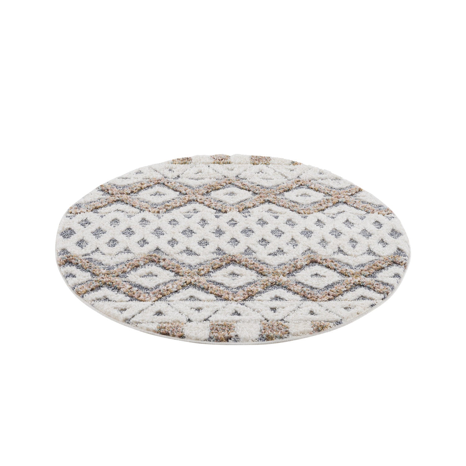 Tapis rond à relief HAVA 1 – STUDIO DECO