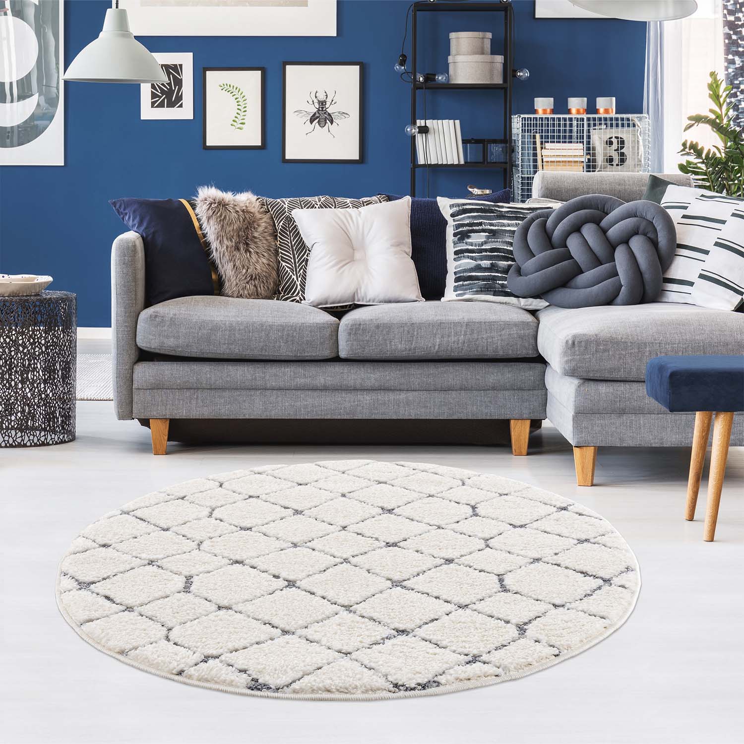 Tapis rond à relief AMORE 4 – STUDIO DECO