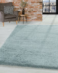 Tapis à poils longs - Bleu Pastel – STUDIO DECO