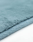 Tapis de Fourrure Velours - Bleu Canard – STUDIO DECO