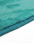 Tapis de Fourrure Velours - BleuVert – STUDIO DECO