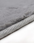 Tapis de Fourrure Velours - Gris – STUDIO DECO
