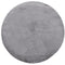 Tapis de Fourrure Rond Velours Gris – STUDIO DECO