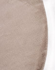 Tapis de Fourrure Rond Velours Beige Taupe – STUDIO DECO