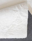Tapis de Fourrure Velours - Blanc – STUDIO DECO