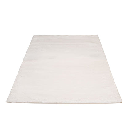 Tapis de Fourrure Velours - Blanc