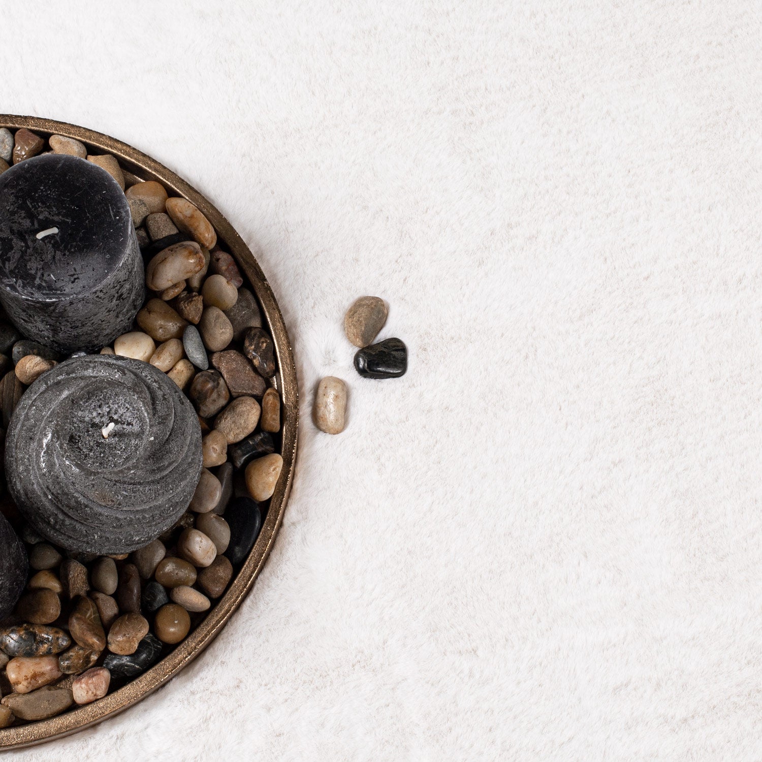 Tapis de Fourrure Velours - Blanc – STUDIO DECO