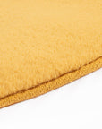 Tapis de Fourrure Rond Velours Jaune Poussin – STUDIO DECO